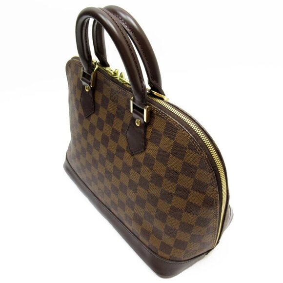 Auth LOUIS VUITTON Alma Handbag Brown Damier canvas t19459a - Picture 2 of 11